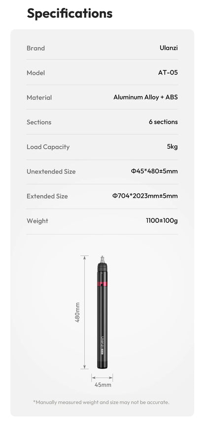 Ulanzi AT-05 2m Light Stand for COB Lights