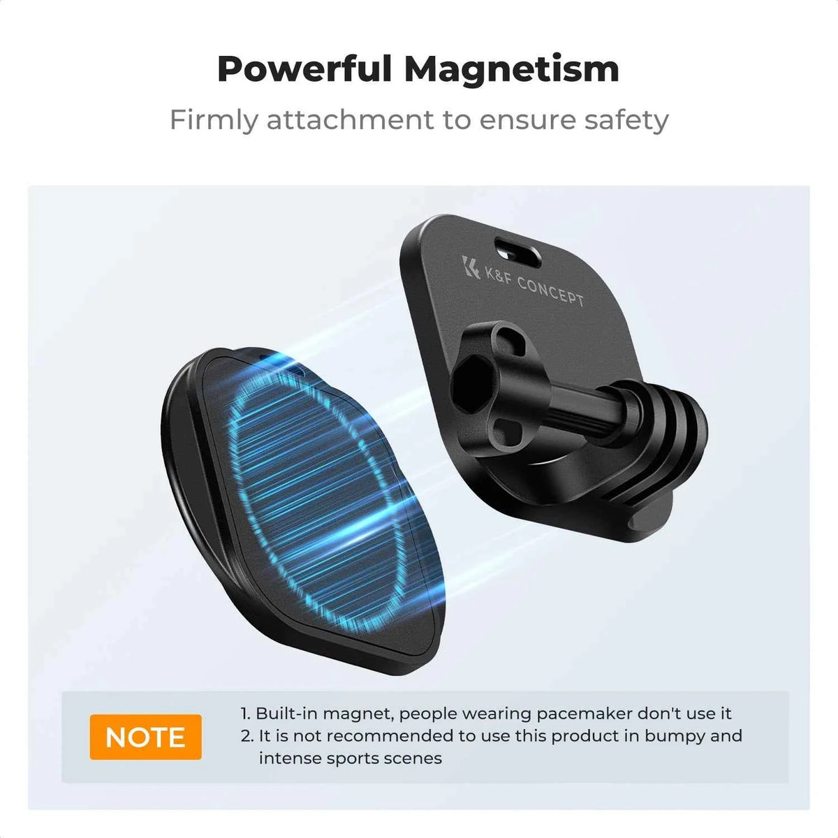 K&F Concept Magnetic Action Camera Neck & Chest Mount