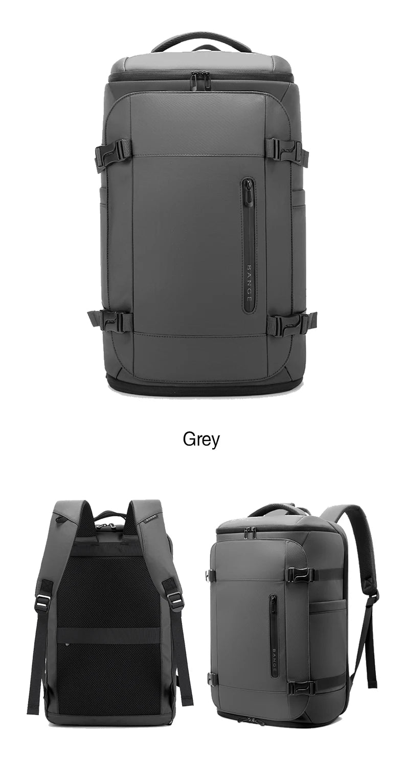 BANGE Large Travel Backpack with Shoe Compartment