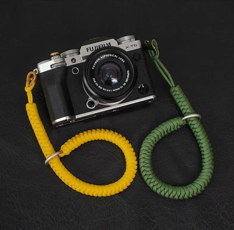 Camera Hub Essentials Woven Quick Release Camera Wrist Strap - Coffee Hand strap