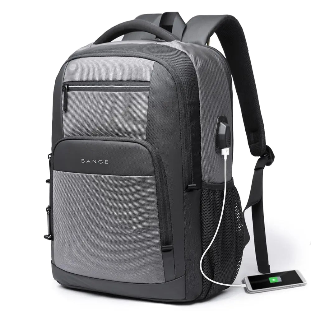 BANGE Lightweight 15.6-Inch USB Laptop Backpack