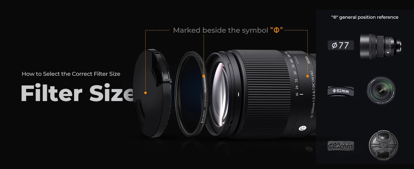 K&F K-Series Lens Filter Set