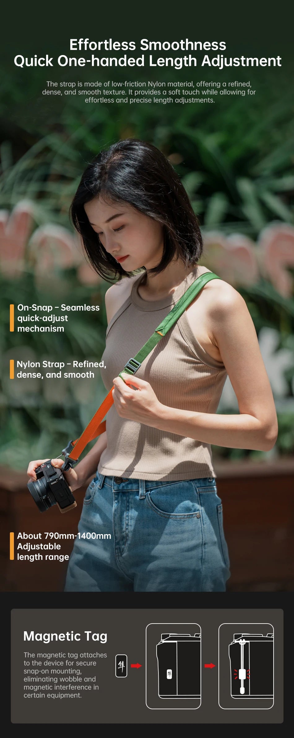 Falcam Maglink Lite V2 Magnetic Camera Shoulder Strap