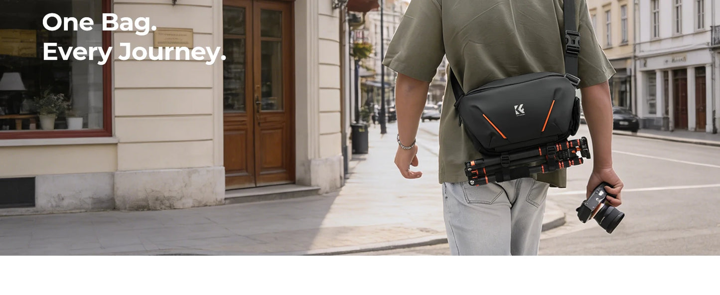 K&F Concept 7L Lightweight Camera Sling Bag