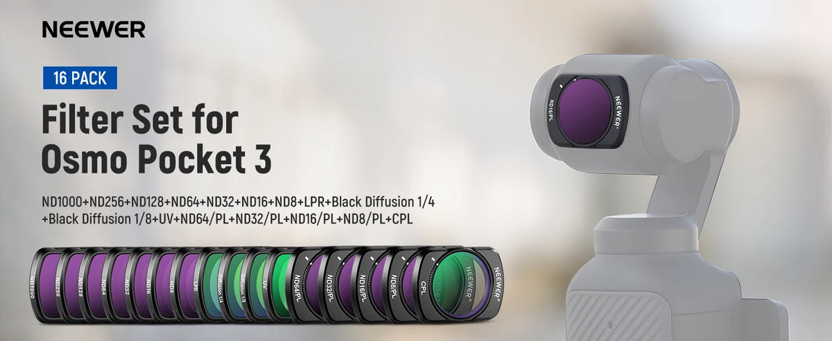 NEEWER ND Filter Set for DJI Osmo Pocket 3