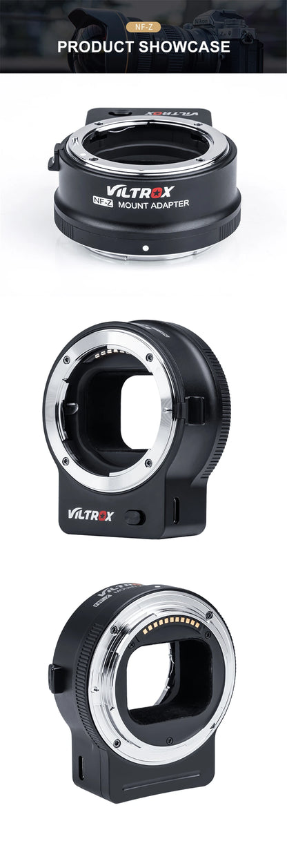 VILTROX NF-Z Nikon F to Nikon Z Autofocus Lens Adapter