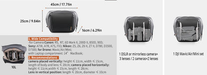 PGYTECH OneGo Solo V2 Crossbody Camera Sling Bag