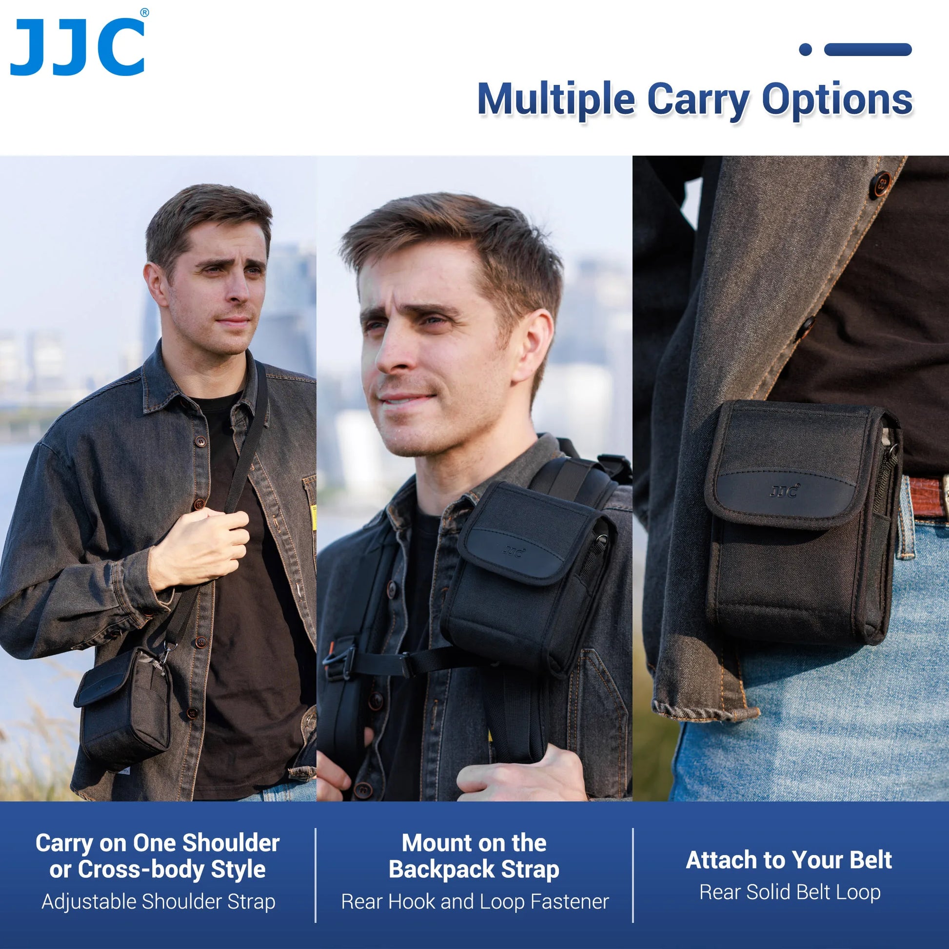 JJC OC-FX1 Compact Camera Pouch with Strap
