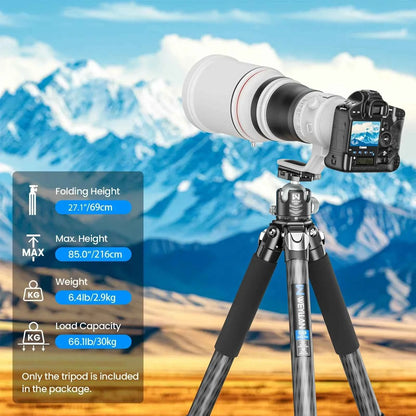 WEYLLAN GX9 Heavy-Duty Carbon Fibre Tripod