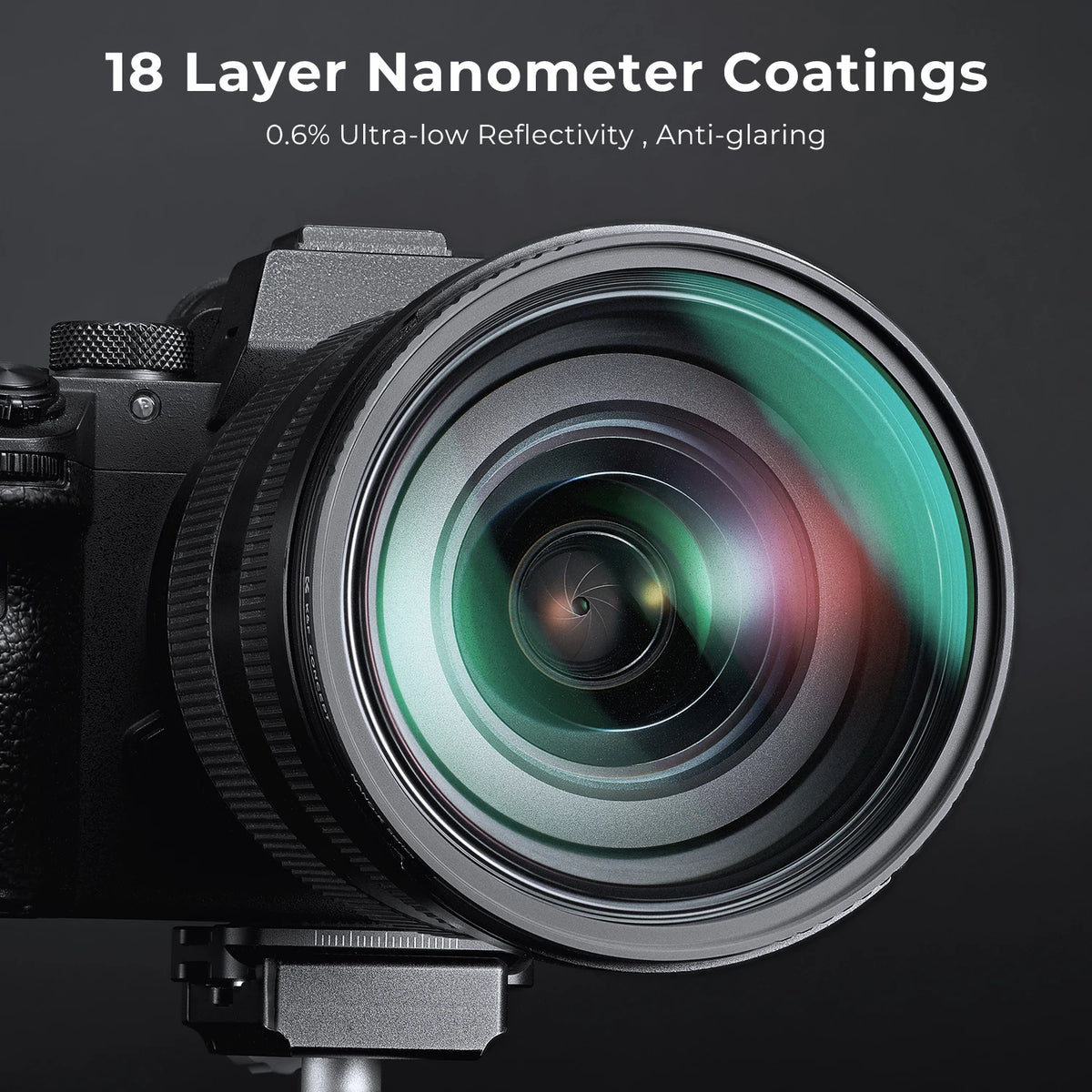 K&F Concept Black Mist Diffusion Lens Filter - Black Mist 1-4 / 46mm