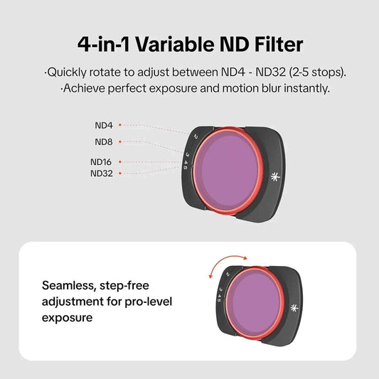 PGYTECH Filters for DJI Osmo Pocket 3 / 4
