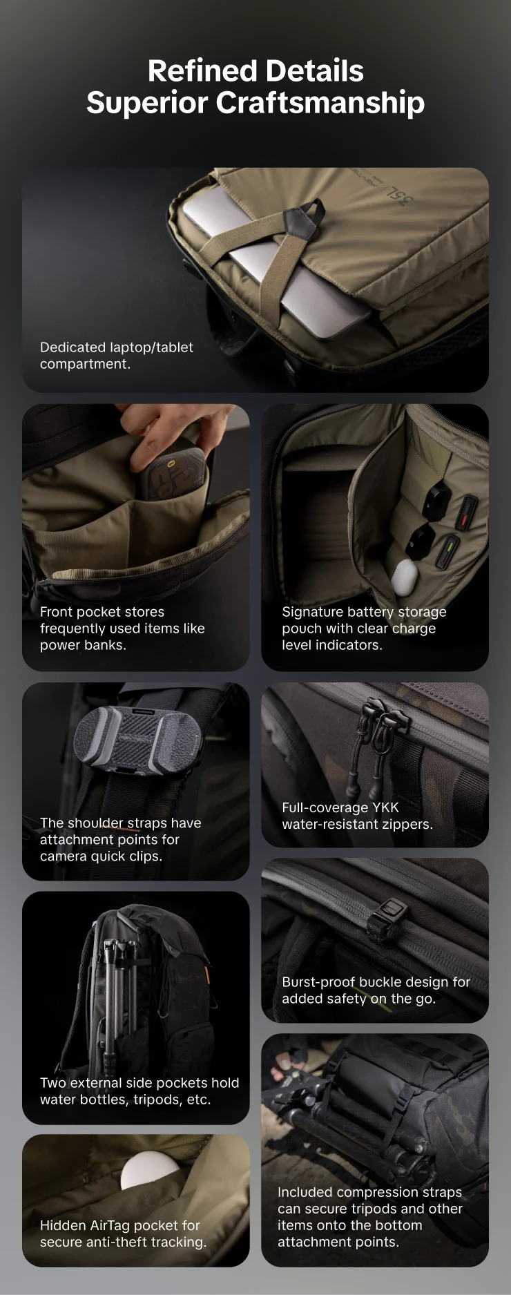 PGYTECH OneMo Tactical Camera Backpack
