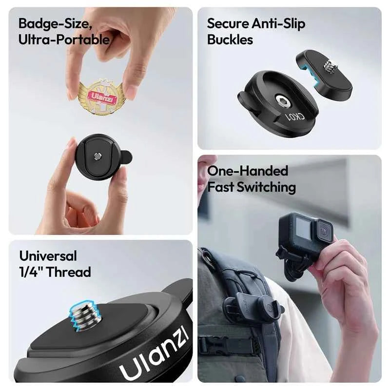 Ulanzi CK02 Backpack Clip Mount for DJI Osmo Pocket