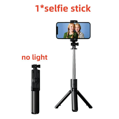Bluetooth Selfie Stick Tripod with Wireless Remote for Smartphones