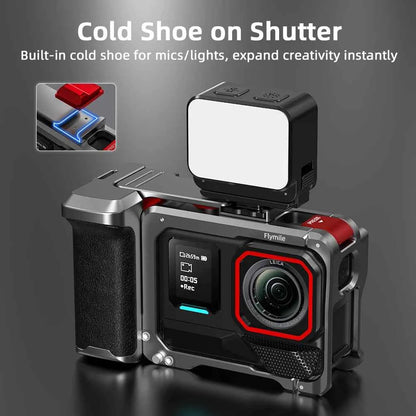 Flymile Camera Cage & Handle Grip Kit for Insta360 Ace Pro 2