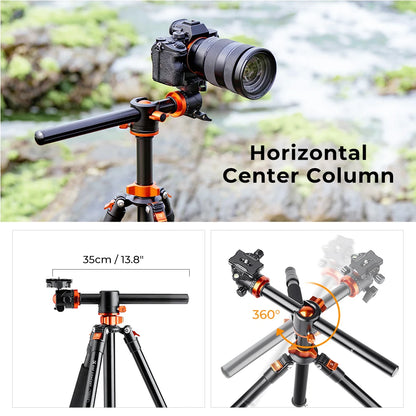 K&F Concept T255A3 72-Inch Aluminium Monopod Tripod