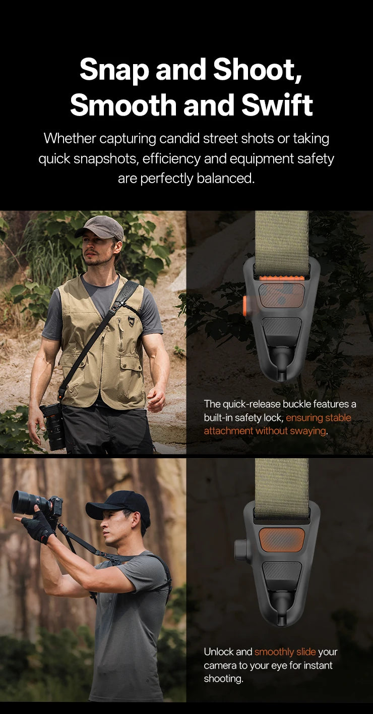 PGYTECH Camera Strap Pro Quick Release Shoulder Strap