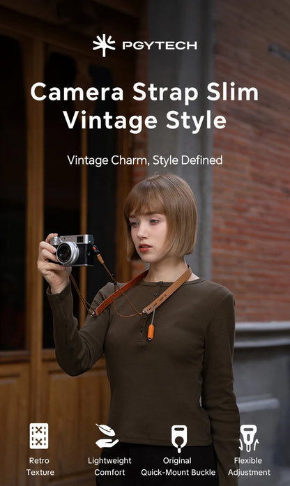 PGYTECH Camera Strap Slim Vintage