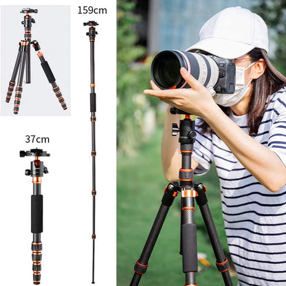 K&F Concept BA225 60-Inch Carbon Fibre Monopod Tripod