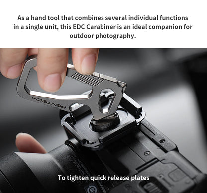 PGYTECH EDC Titanium Multifunction Carabiner Tool