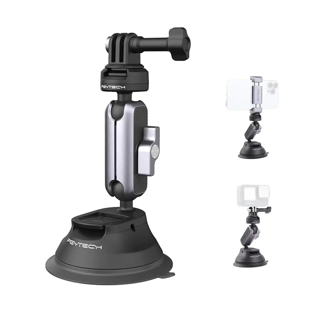 PGYTECH CapLock Triple Suction Action Camera Mount