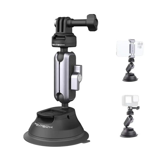 PGYTECH CapLock Triple Suction Action Camera Mount