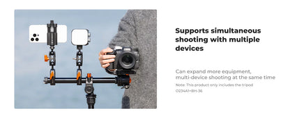 K&F Concept 76.7-Inch Rotatable Multi-Angle Camera Tripod