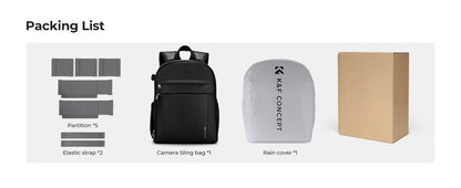 K&F 13L Lightweight Camera Backpack - CameraHUB