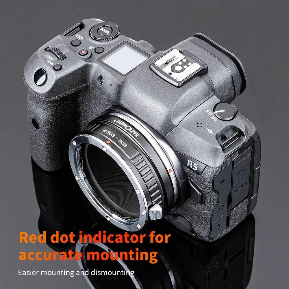 K&F Lens Mount Adapter for Canon EOS R/RF Cameras