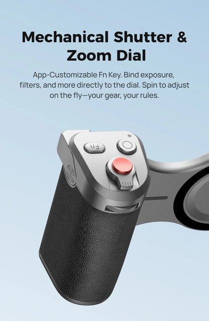TELESIN Magnetic Smartphone Camera Grip with Remote
