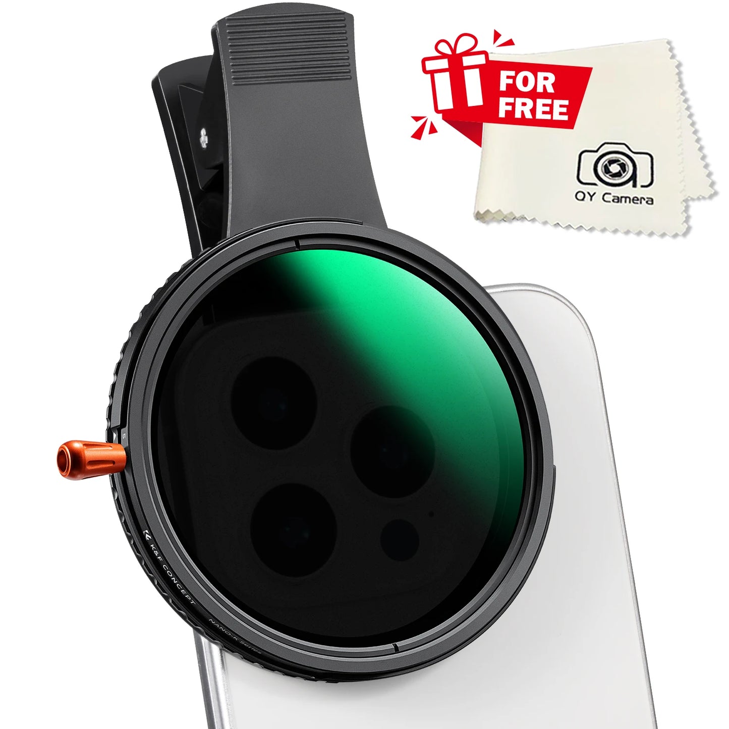 K&F 67mm Phone ND/CPL/Black Mist Filter Clip