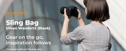 K&F Concept 4L Camera Sling Bag for DSLR & Mirrorless Cameras