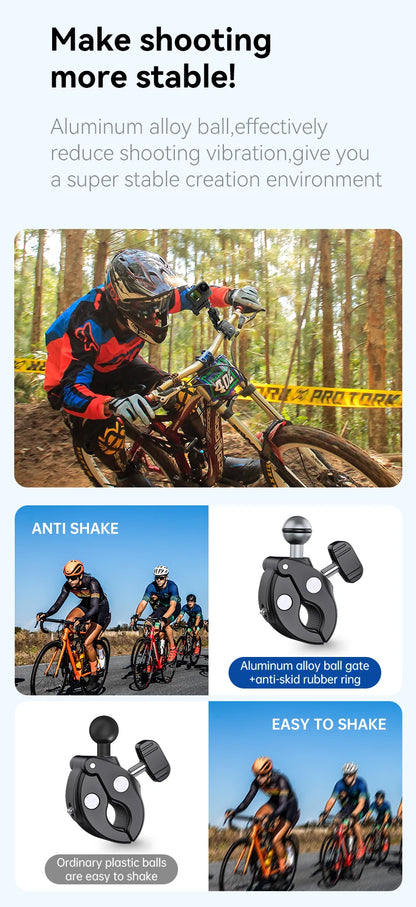 TELESIN 360° Super Clamp & Magic Arm Camera Mount