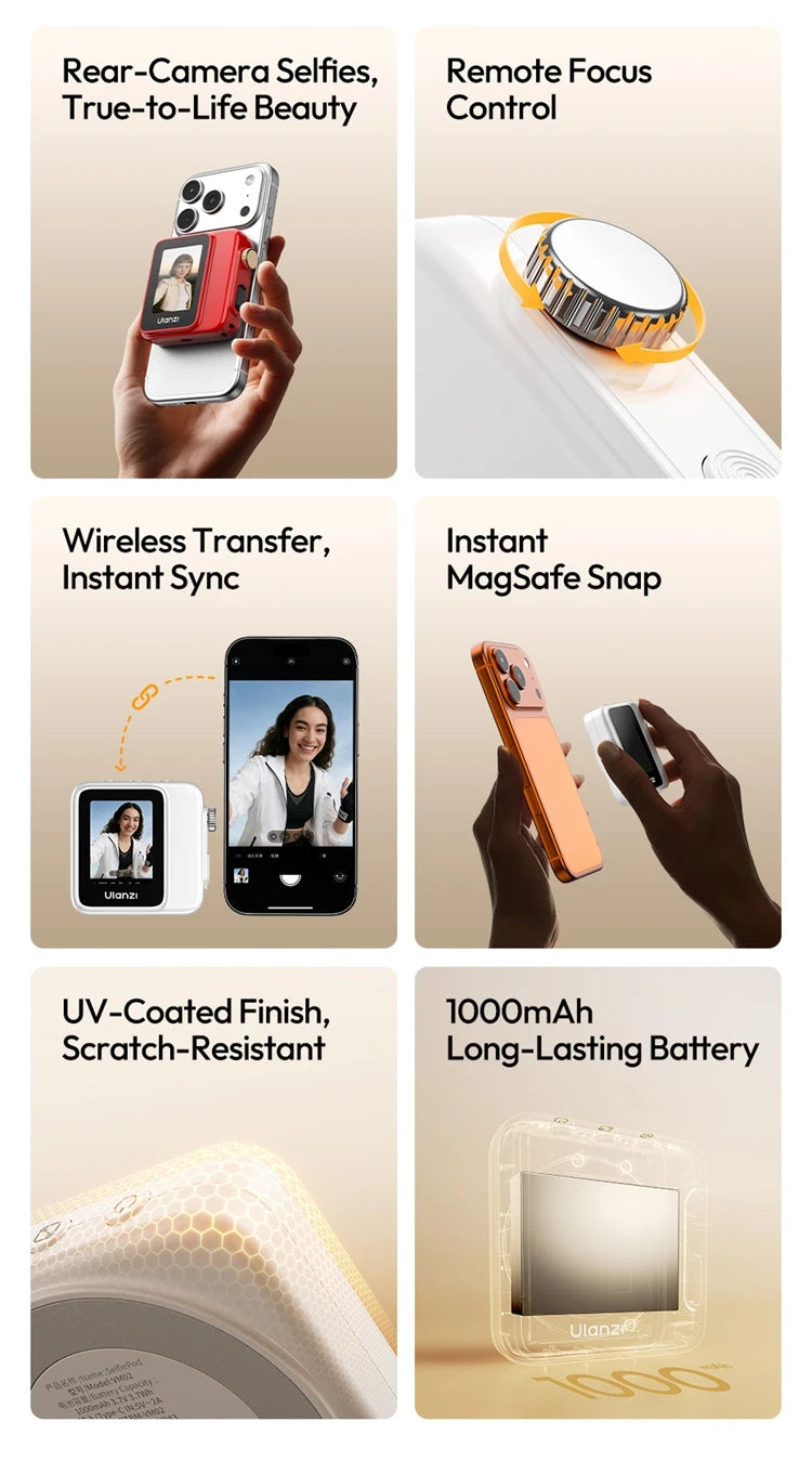 Ulanzi VM02 Wireless Selfie Monitor for Smartphones