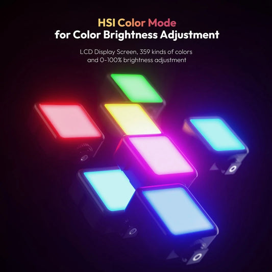 Ulanzi VL49 RGB Mini LED Video Light - VL49 RGB White