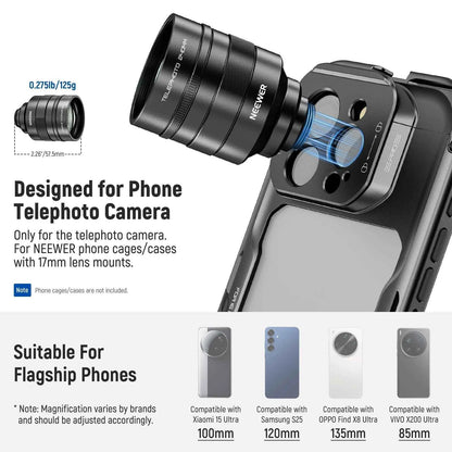 NEEWER 2x Smartphone Telephoto Converter Lens