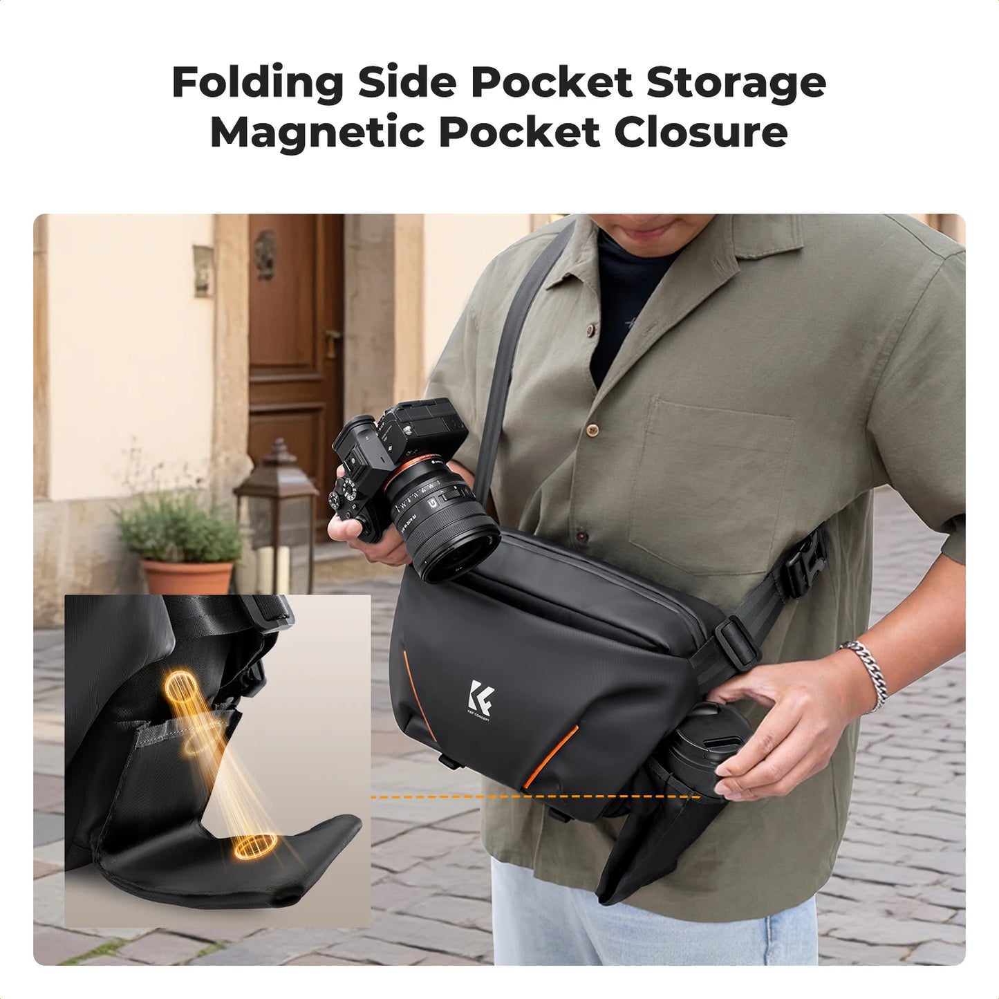 K&F Concept 7L Lightweight Camera Sling Bag