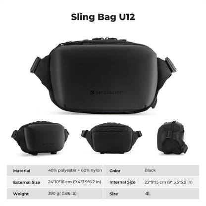 K&F Concept 4L Camera Sling Bag for DSLR & Mirrorless Cameras