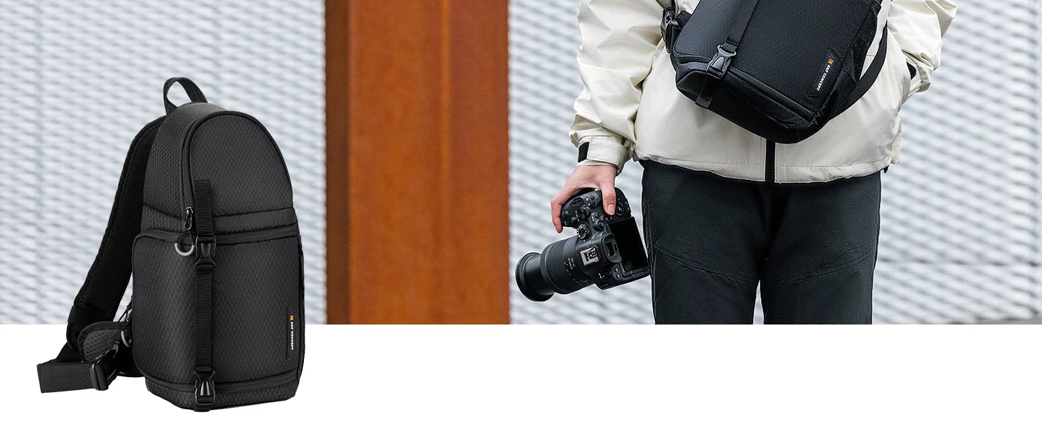 K&F Concept 10L Camera Sling Bag for DSLR & Mirrorless Cameras