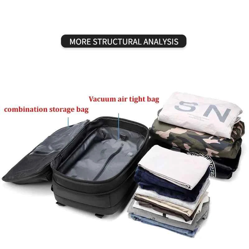 Vacuum Compression 17 Inch Laptop Travel Backpack