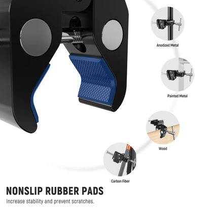 NEEWER Mini V-Mount Battery Plate with Super Crab Clamp