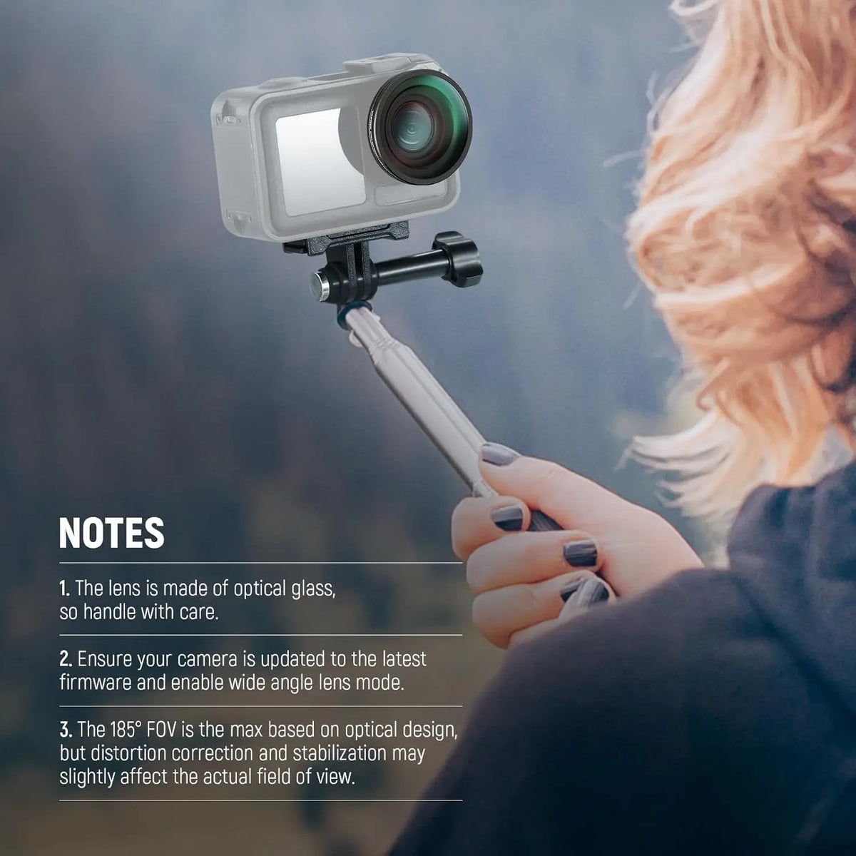 NEEWER FOV Boost Lens for DJI Osmo Action Cameras