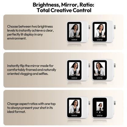Ulanzi VM02 Wireless Selfie Monitor for Smartphones