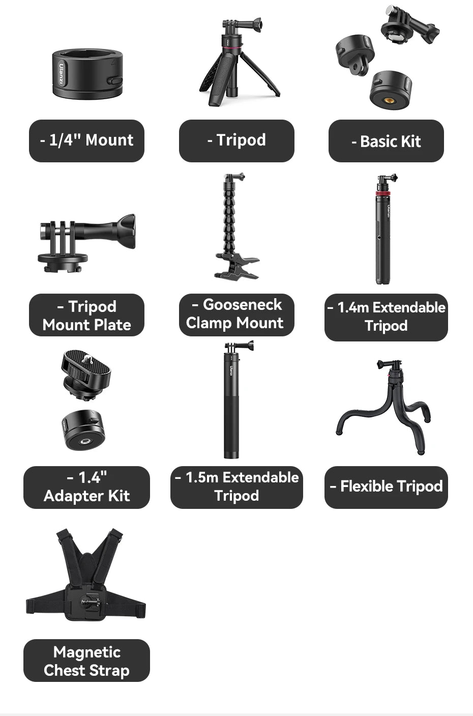Ulanzi Go-Quick II Magnetic Chest Mount