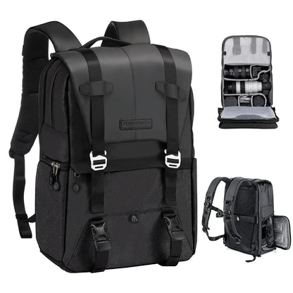 K&F Concept Camera Backpack with 15.6-Inch Laptop Compartment