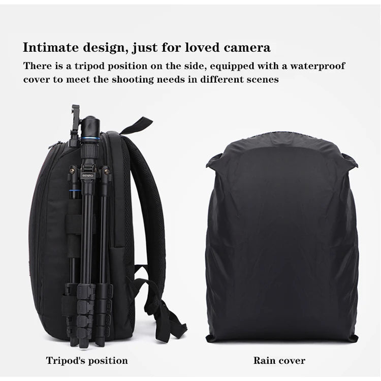 JINNUOLANG 8018 Camera & Laptop Backpack