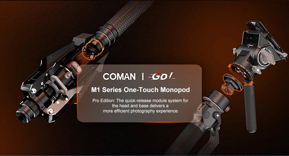 COMAN M1 Carbon Fibre Monopod Tripod