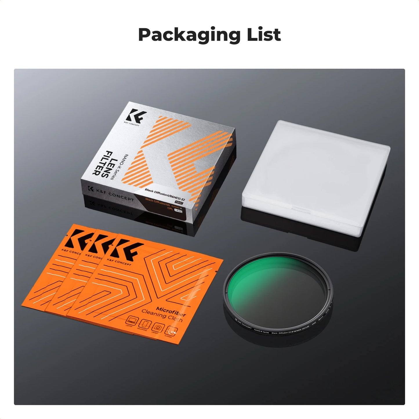 K&F Concept 49mm–82mm Multi-Function Camera Filter