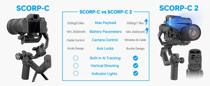 FeiyuTech SCORP-C2 3-Axis Camera Gimbal