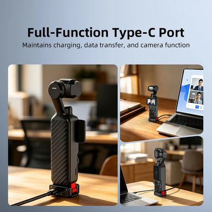USB-C Quick Release Charging Base for DJI Osmo Pocket 3 / 4